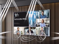 QH115FX : Grand écran mini-LED pour les professionnels. (Source de l'image : Samsung)