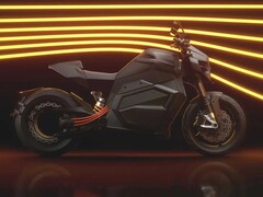 La roue arrière ouverte et futuriste de la Verge TS Ultra attire le regard (Image : Verge Motorcycles)