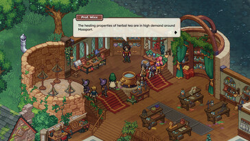 Photo : une capture d'écran du jeu Witchbrook.