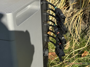 Entrées PV des quatre systèmes MPPT