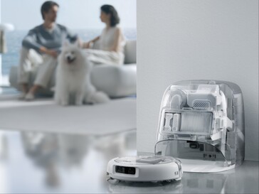 Le DJI Romo P2 et son design transparent.