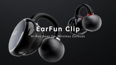Les nouveaux écouteurs Clip. (Source de l'image : EarFun)