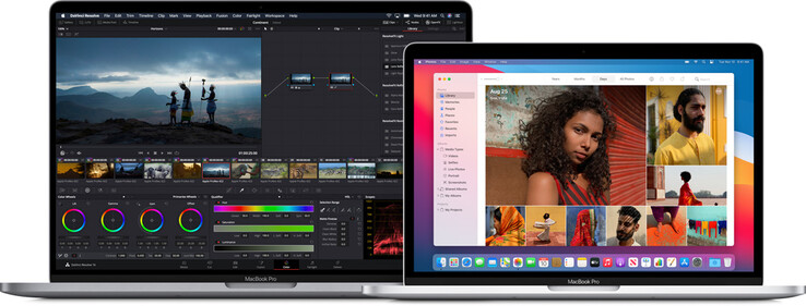 Le MacBook Pro 16 &amp; 13 : Premium, cher, mais toujours avec une caméra web 720p (source : Apple)