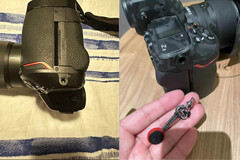 Quelques utilisateurs du Nikon Z8 ont signalé que les ergots de la courroie de leur appareil photo s&#039;étaient détachés de leur point de fixation. (Source de l&#039;image : Facebook - modifié)