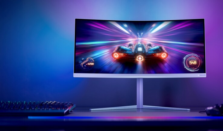 Le moniteur de jeu Philips Evnia 34M2C5601QA offre un taux de rafraîchissement maximal de 200 Hz. 