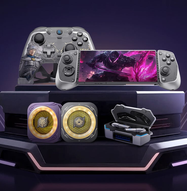 La nouvelle manette Blade est l'un des nombreux accessoires de jeu que RedMagic a lancés simultanément. (Source de l'image : RedMagic)