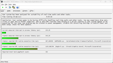 LatencyMon - Vue d'ensemble
