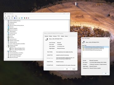 Le nouveau pilote nvmedisk.sys est utilisé après les ajustements susmentionnés.