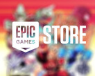 Selon les rumeurs, Epic Games offrira un seul jeu PC gratuit entre le 9 et le 16 octobre, avec le logo illustré. (Source de l'image : Epic Games Store)