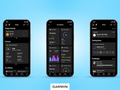 La mise à jour bêta de Garmin Connect est disponible pour certains clients. (Source de l&#039;image : Garmin)