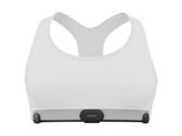 Le moniteur de fréquence cardiaque Garmin HRM-Fit se fixe sur un soutien-gorge de sport (source : Garmin)