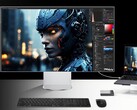 Le LG UltraFine 6K 32U990A est doté d'un écran presque sans bordure dans un boîtier élégant. (Source de l'image : LG)