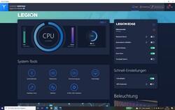 Application Vantage avec de nombreuses options de réglage pour la performance du système