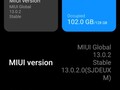 Android la version 12 de MIUI 13.0.2 est maintenant disponible pour Xiaomi Mi 10T Pro (Source : Own)