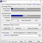 CPU-Z : Benchmark Mode équilibré