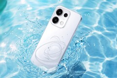 L'Oppo Reno16 Pro est doté d'un dos remarquablement décoré.