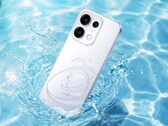 L'Oppo Reno16 Pro est doté d'un dos remarquablement décoré.