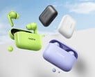 Les Realme Buds T200 seront disponibles en Chine pour environ 18 dollars. En photo : les options de couleur des écouteurs sans fil. (Source de l'image : Realme)