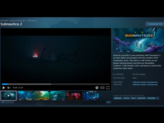 Une capture d'écran de la page Steam Store de Subnautica 2 mentionnant Unknown Worlds en tant que développeur et éditeur