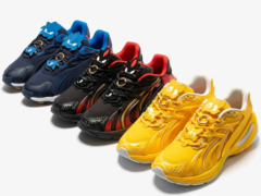 La collaboration Sega x Puma Capsule Collection Sonic Racing Crossworlds en photo (image source : Puma)