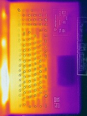 Image thermique en haut - au ralenti