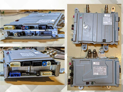 Ordinateur AI4 de Tesla contre HW3 (en bas).