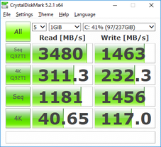 Lenovo IdeaPad 730S-13IWL - CrystalDiskMark 5.2.