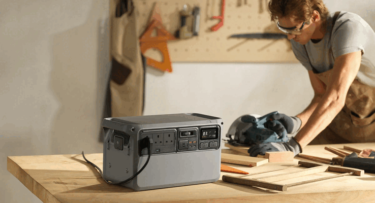 La centrale utilise des cellules LiFePO₄, un revêtement résistant à l'humidité et au sel, un boîtier ignifuge, et supporte une charge statique pouvant atteindre une tonne.