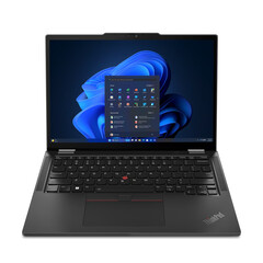 Le ThinkPad X13 2-en-1 Gen 5 pèsera à peine 1,2 kg lorsqu'il sera configuré avec une batterie de 41 Wh et un capot supérieur noir. (Source de l'image : Lenovo)