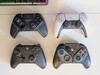 Victrix Pro BFG Reloaded (en haut à gauche), DualSense (en haut à droite), manette sans fil Xbox (en bas à gauche), Turtle Beach Stealth Pivot (en bas à droite)