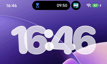 HyperIsland affichant deux actions en direct simultanées : un minuteur et un lecteur de musique. (Source de l'image : u/Square-Opportunity48 via Reddit)
