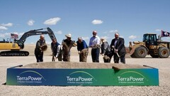 Bill Gates lors de l'inauguration par TerraPower du réacteur Natrium refroidi au sodium à Kemmerer, Wyoming. (Source : blog de Bill Gates)