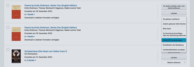Amazon permet désormais de télécharger sans DRM certains livres au format PDF ou ePub.