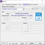 CPU-Z Graphique