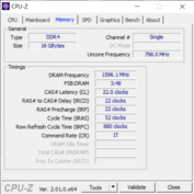 Mémoire CPU-Z