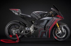 La Ducati V21L MotoE a une vitesse de pointe de 275 km/h (~171 mph). (Image source : Ducati)