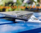Le Galaxy S26 Edge serait 5 % plus fin que le Galaxy S25 Edge illustré ici. (Source de l'image : Notebookcheck, édité)