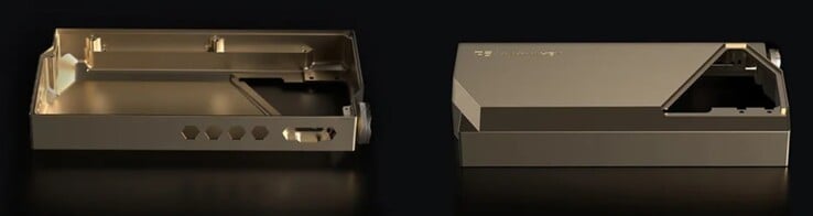 Le HiBy RS8 II DAP est construit avec un corps monobloc en alliage d'aluminium. (Source de l'image : HiBy)