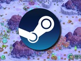 Une image montrant le logo Steam et le jeu Iron Marines, actuellement en promotion.