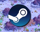 Une image montrant le logo Steam et le jeu Iron Marines, actuellement en promotion.