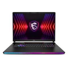 Les MSI Raider GE78 HX 14V et GE68 HX 14V sont dotés d&#039;une barre lumineuse Matrix Light à l&#039;avant. (Source : MSI)