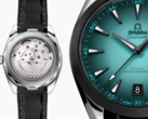 L'Omega Seamaster Aqua Terra 150M est dotée d'une construction antimagnétique, d'un fond transparent, d'une couronne vissée et d'une complication de la date. (Source de l'image : Omega)