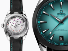 L&#039;Omega Seamaster Aqua Terra 150M est dotée d&#039;une construction antimagnétique, d&#039;un fond transparent, d&#039;une couronne vissée et d&#039;une complication de la date. (Source de l&#039;image : Omega)
