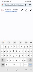 Clavier en mode portrait