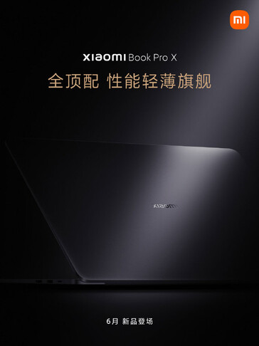 Design du Mi Book Pro X. (Image source : Xiaomi)