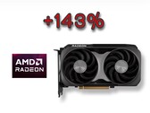 La Radeon RX 9060 XT, impressionnante et bon marché, a battu la RTX 5060 Ti avec plus de 143% de votes en plus. (Source de l'image : AMD, édité)