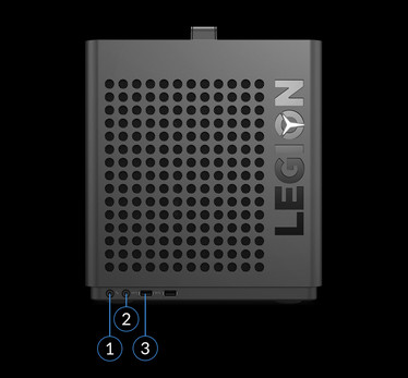 A l'avant : 3.5 mm micro et écouteurs, 2 USB 3.0.