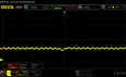 Scintillement PWM (40 % de luminosité)