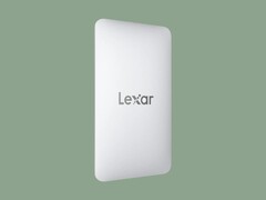 Le SSD Lexar Muse ne mesure que 0,15 pouce d'épaisseur à son point le plus fin.