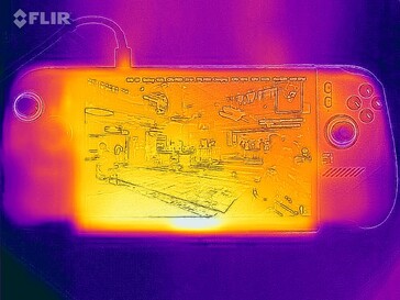 Carte thermique de Cyberpunk 2077 (face avant)
